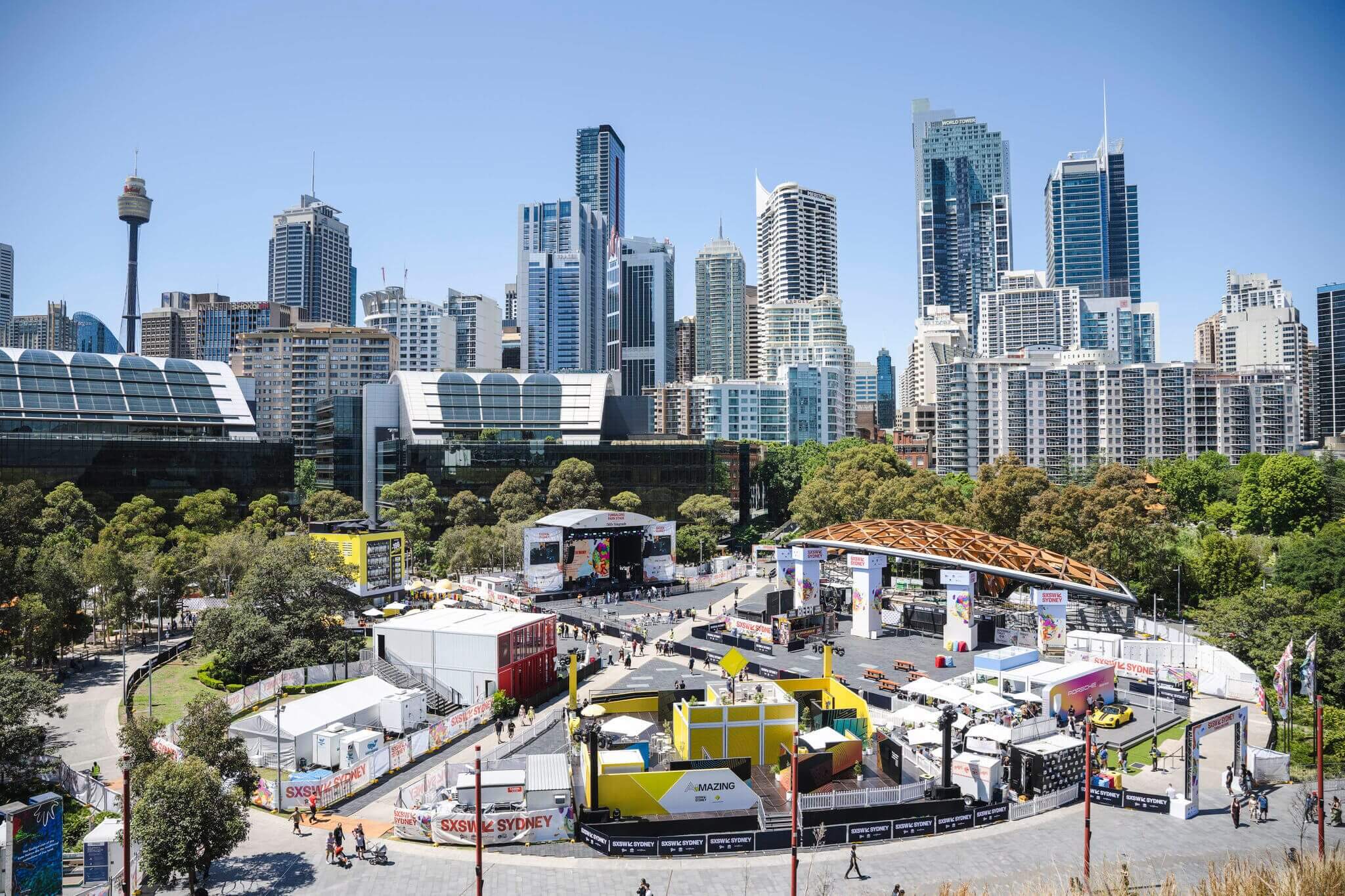 Free Sxsw Sydney Events At Tumbalong Park 2024 Darling Harbour