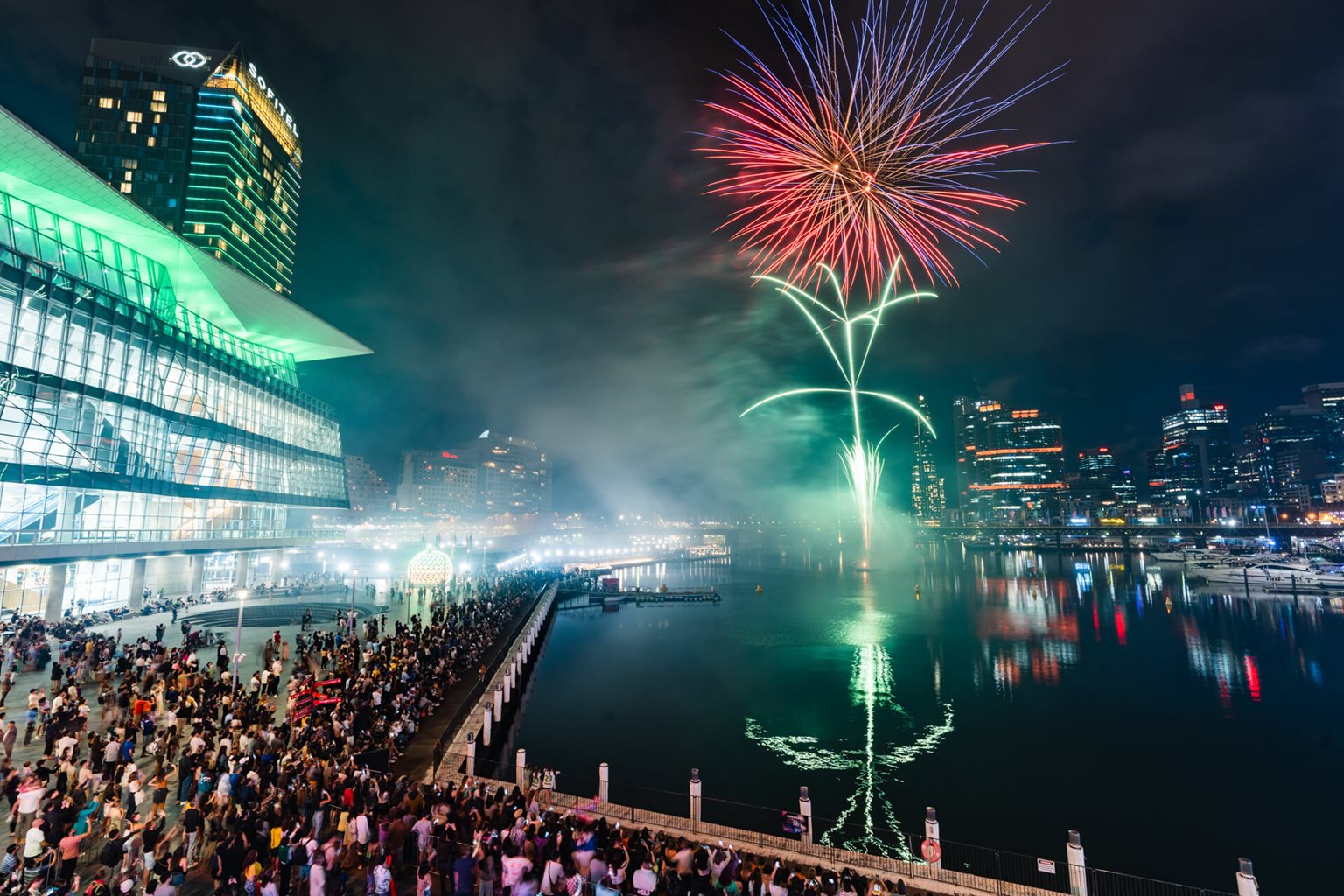 Christmas Fireworks Darling Harbour